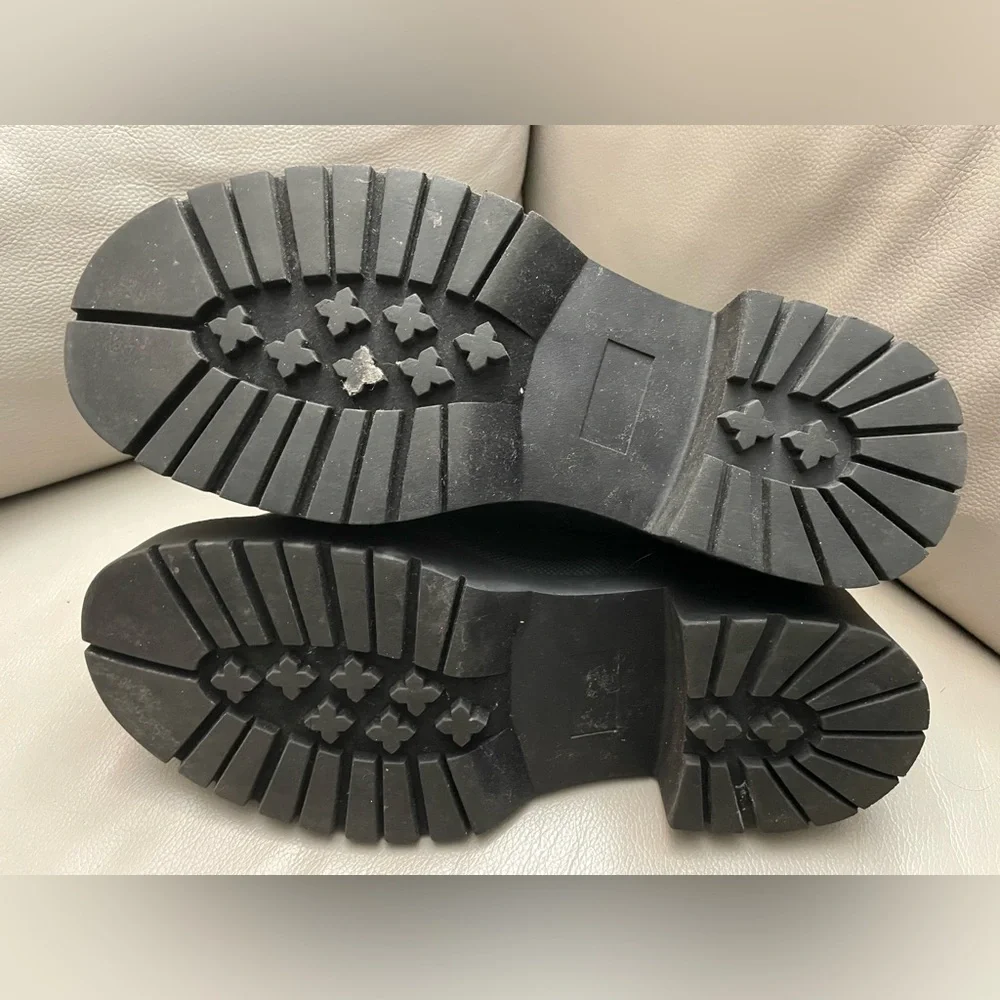 Torrid Black Canvas Lug Bootie Sz.9.5 (WW) - Picture 4 of 6